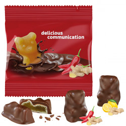 Chocolate Fruit Gum Bears in a Standard Bag