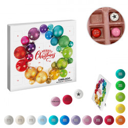 Personalisierte M&M’S® Schokolinsen im reinpapier® Mini-Adventskalender