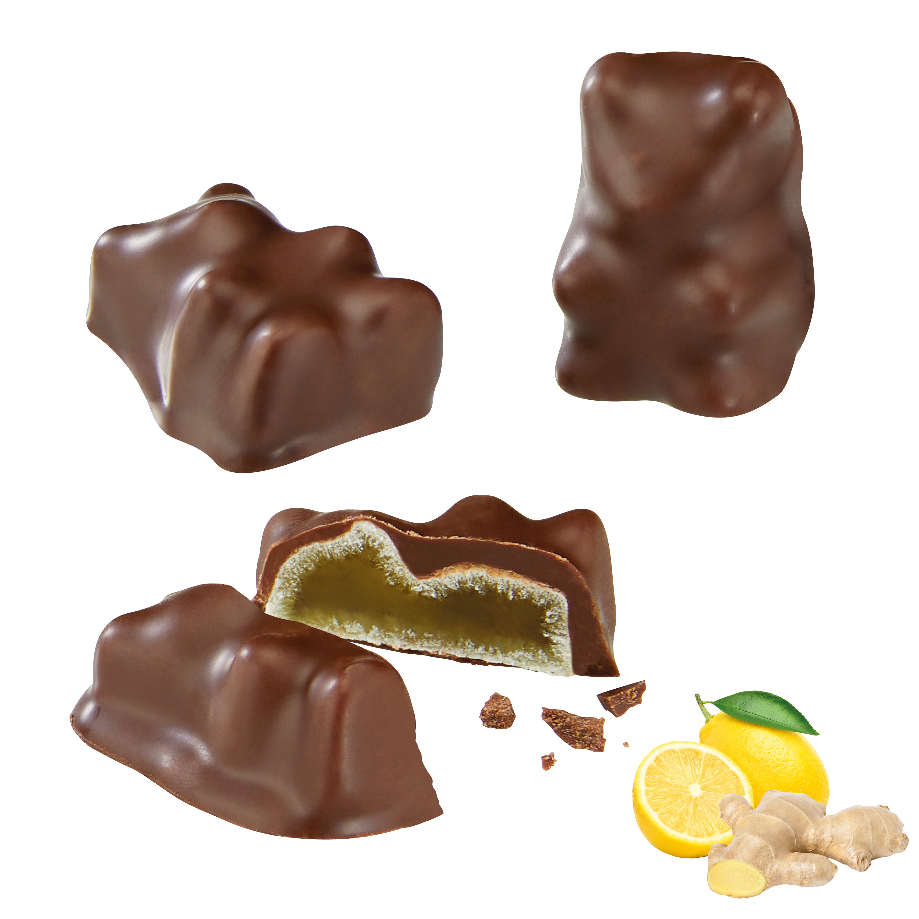 Chocolate-Coated Ginger-Lemon Bears